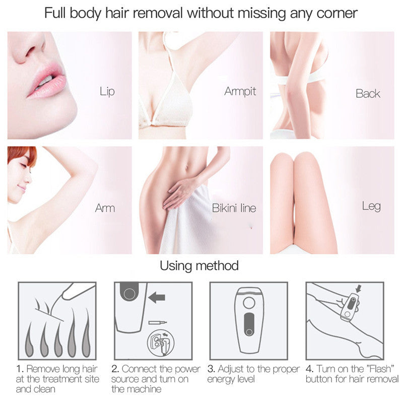 IPL Laser Hair Removal Machine – Painless, Portable & Effective ✨